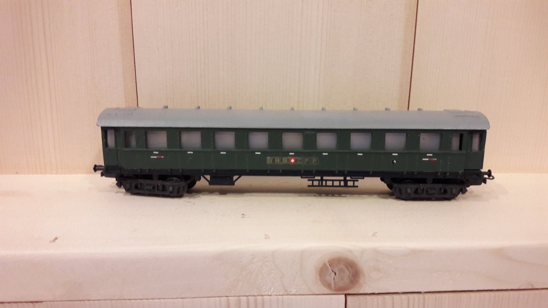 Liliput Modelleisenbahnen: Liliput HO DC : "CFF" voiture 2ème classe – Gebraucht aus Buttes von Cafe2005 4