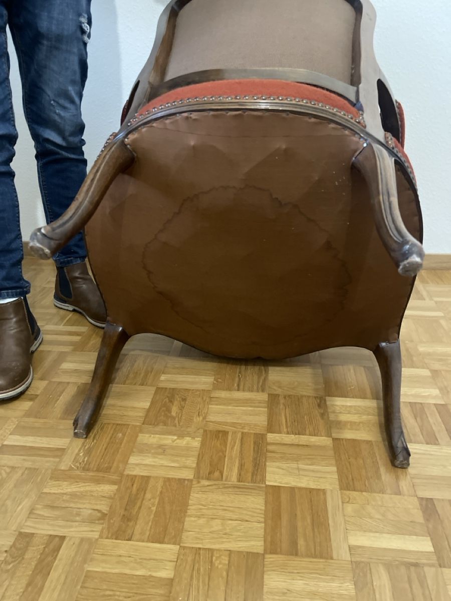 Poltrone: Antiker Sessel mit Rosenmuster – Usato da dietikon venduto da fernando011 4