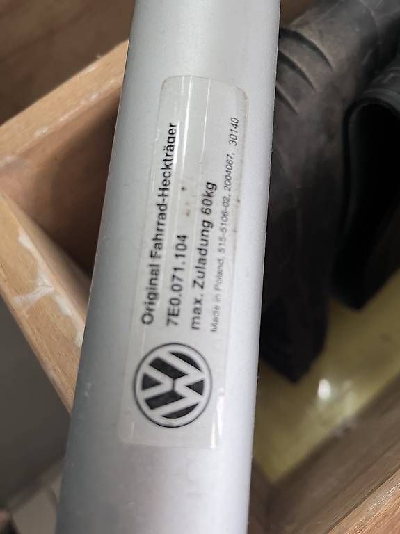 Portapacchi: Fahrradträger Original VW Multivan T6 – Usato da Münchenstein venduto da rei_6xrg 3