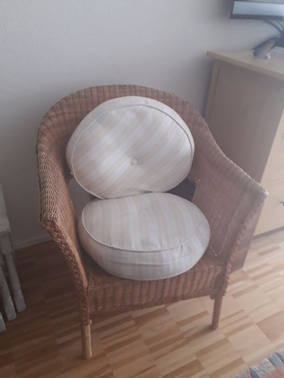 2 runde Sitzkissen für Rattansessel, Gartenstuhl Kaufen auf Ricardo