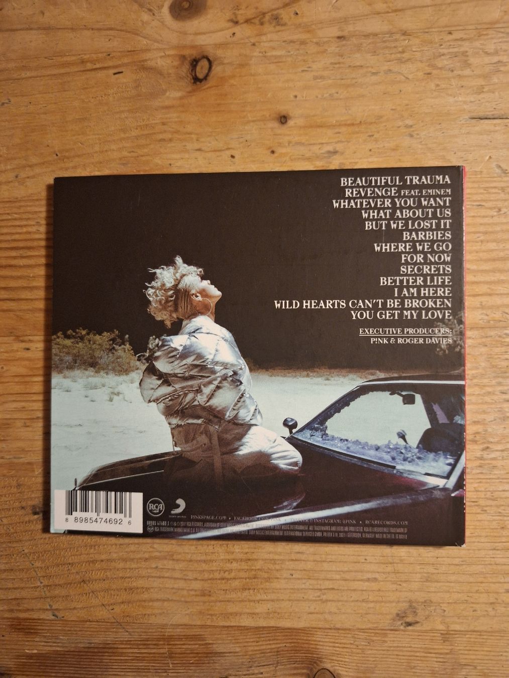 CD: Pink " beautiful trauma" – Usato da Schwarzenburg venduto da Ralfi1 1