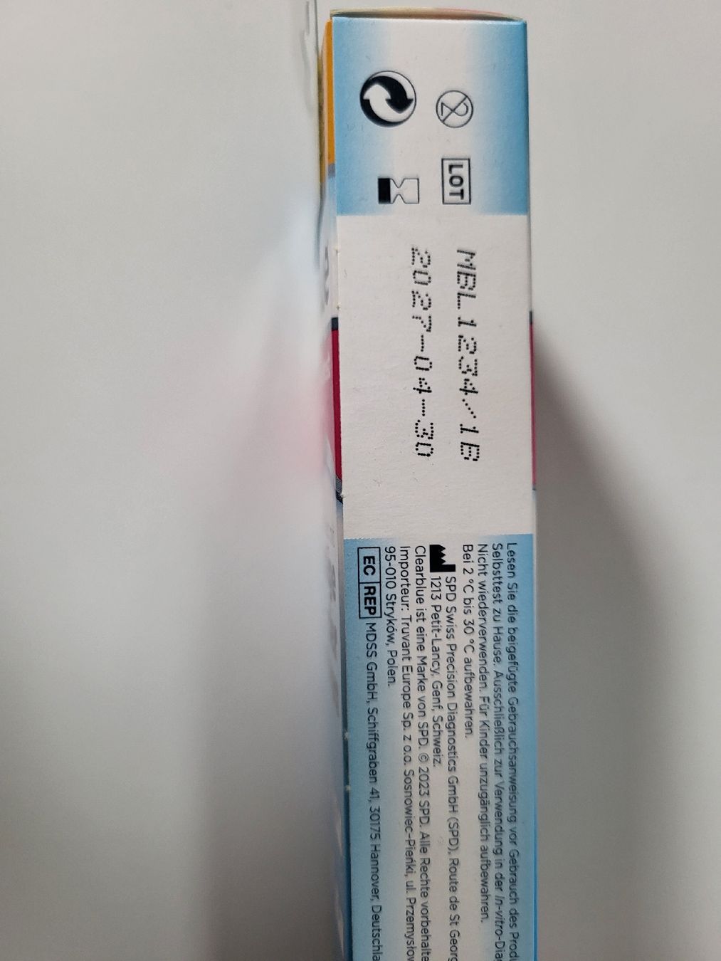 Attrezzature mediche: Clearblue Schwangerschaftstest – Nuovo (secondo la descrizione) da Biglen venduto da Ixya69 1