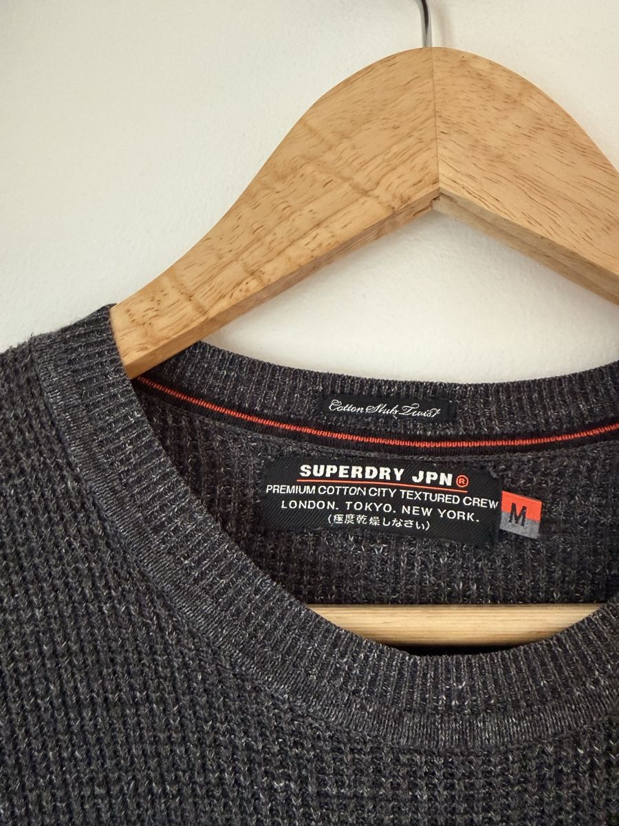 Superdry Maglioni & Felpe: Superdry Strickpullover anthrazit, Gr. M – Usato da Dachsen venduto da Lor_s 1