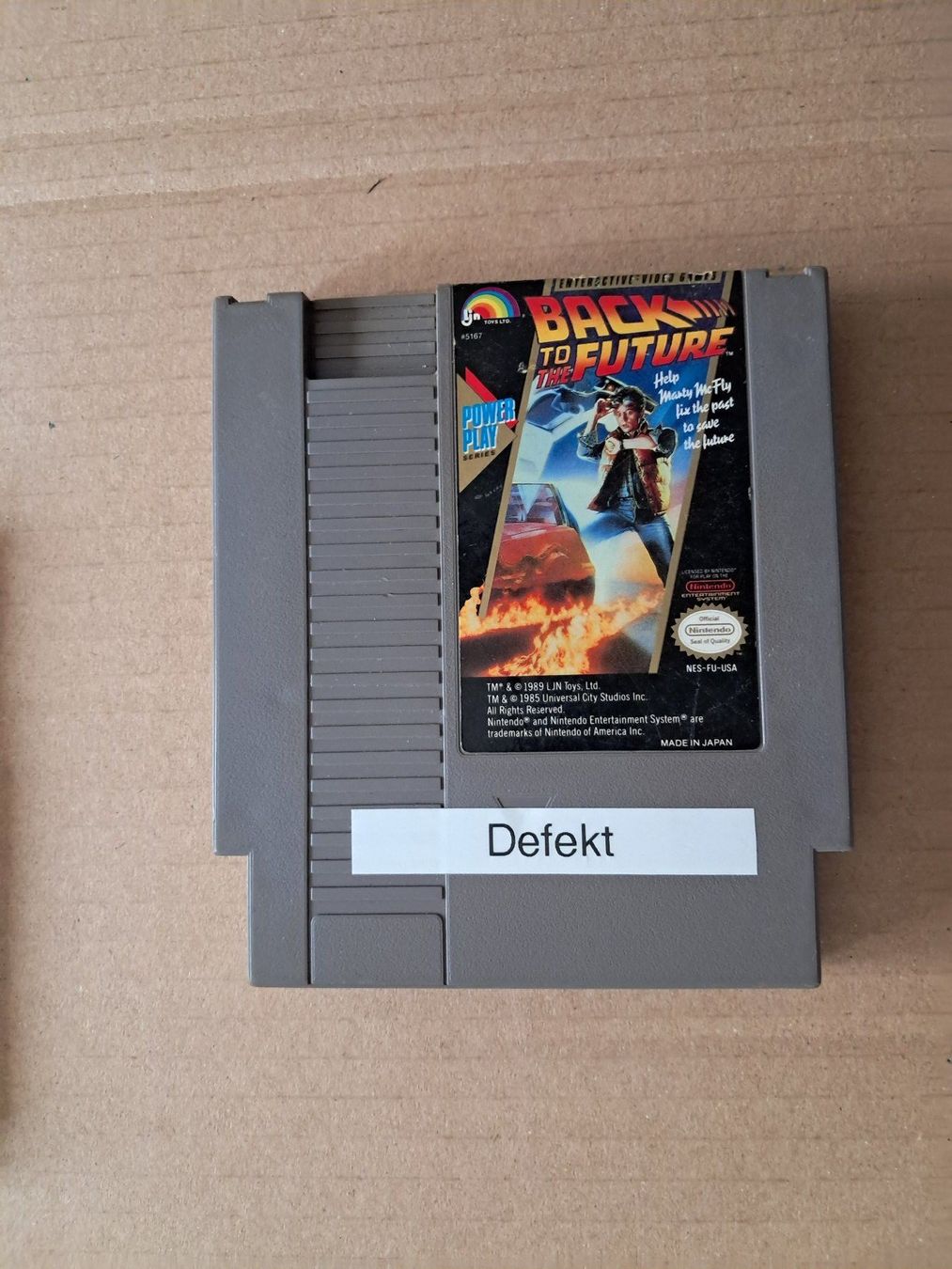 Jeux: Back to the Future NES US defekt – D'occasion à Wallisellen par Cyberfuexli