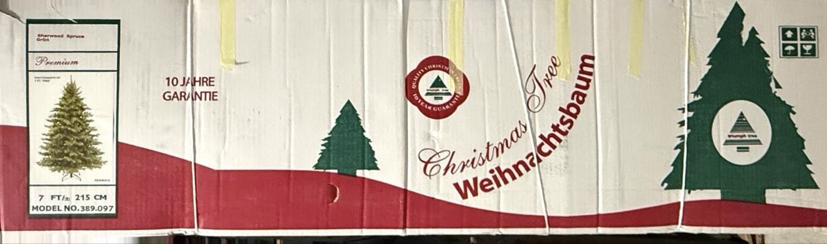 Alle Dekorationen: Künstlicher Tannenbaum – Gebraucht aus Courgevaux von cym_n7dx 2