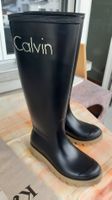 Gummistiefel Schwarz Gr. 35  mit sehr hohem Schaft