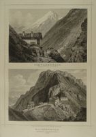 SCHWARENBACH GEMMI & KLIMSENHORN PILATUS, STAHLSTICH ROHBOCK