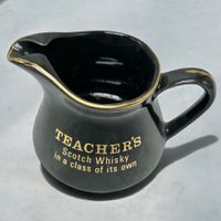 Pichet à eau pour whisky Teacher's en céramique noire