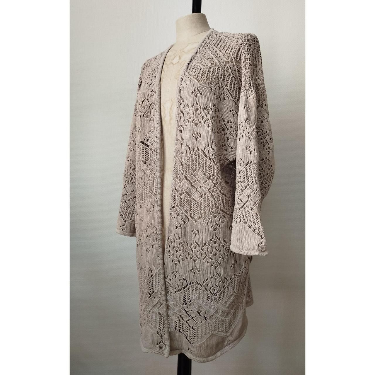 Pulls & Sweat-shirts: beiger Strick-Cardigan Boho – D'occasion à St. Gallen par jbu_ns6v 2
