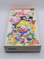 Sailor Moon S Konda wa Puzzle OVP SNES Super Famicom Japan