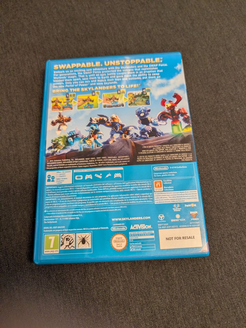 Giochi: Skylanders swap force Nintendo Wii u – Usato da Giubiasco venduto da Ticinerd 1