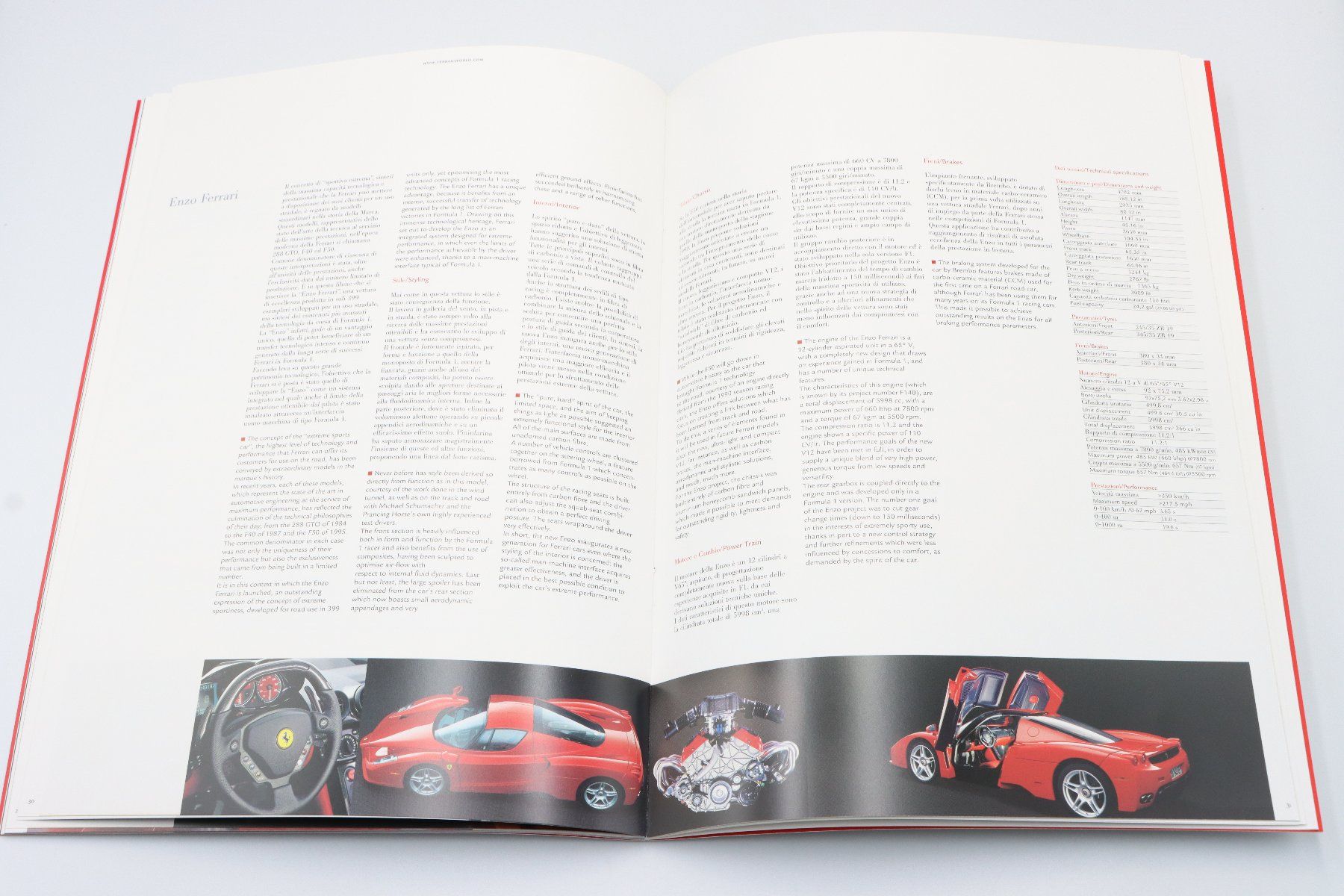 Ferrari Documenti: Ferrari La Ferrari Modellprogramm 2003 Prospekt – Usato da Bühl b.Aarberg venduto da Collectorpassions 8