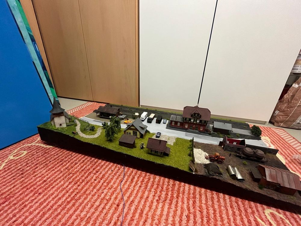 H0 Modul C-Gleis 60x108 cm WS, Modelleisenbahn Landschaft (Gebraucht ...