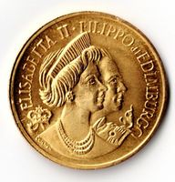Elisabetta II Filippo_Bedeutende Persönlichkeiten_Goldfarben