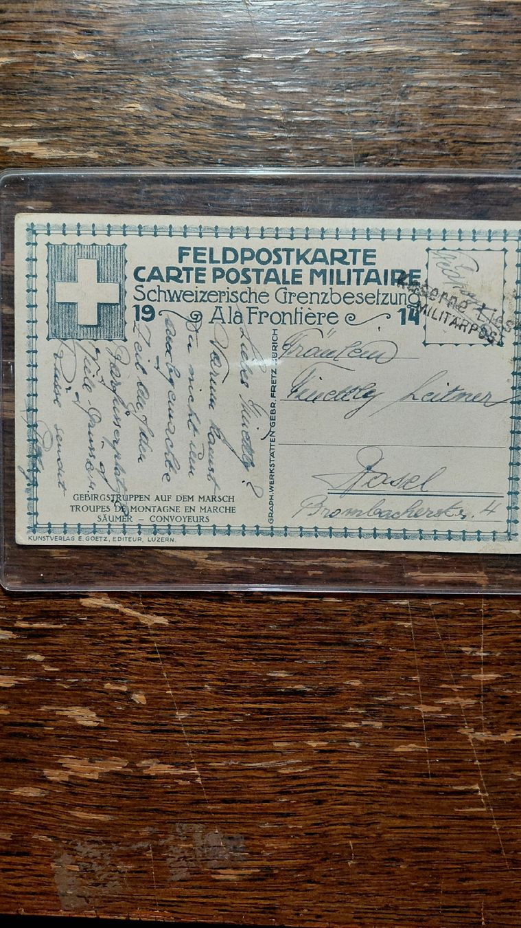 Cartoline postali: Militär Postkarte – Usato da Riniken venduto da ChriguG75 1