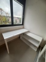 Moderner klappbarer Schreibtisch weiss