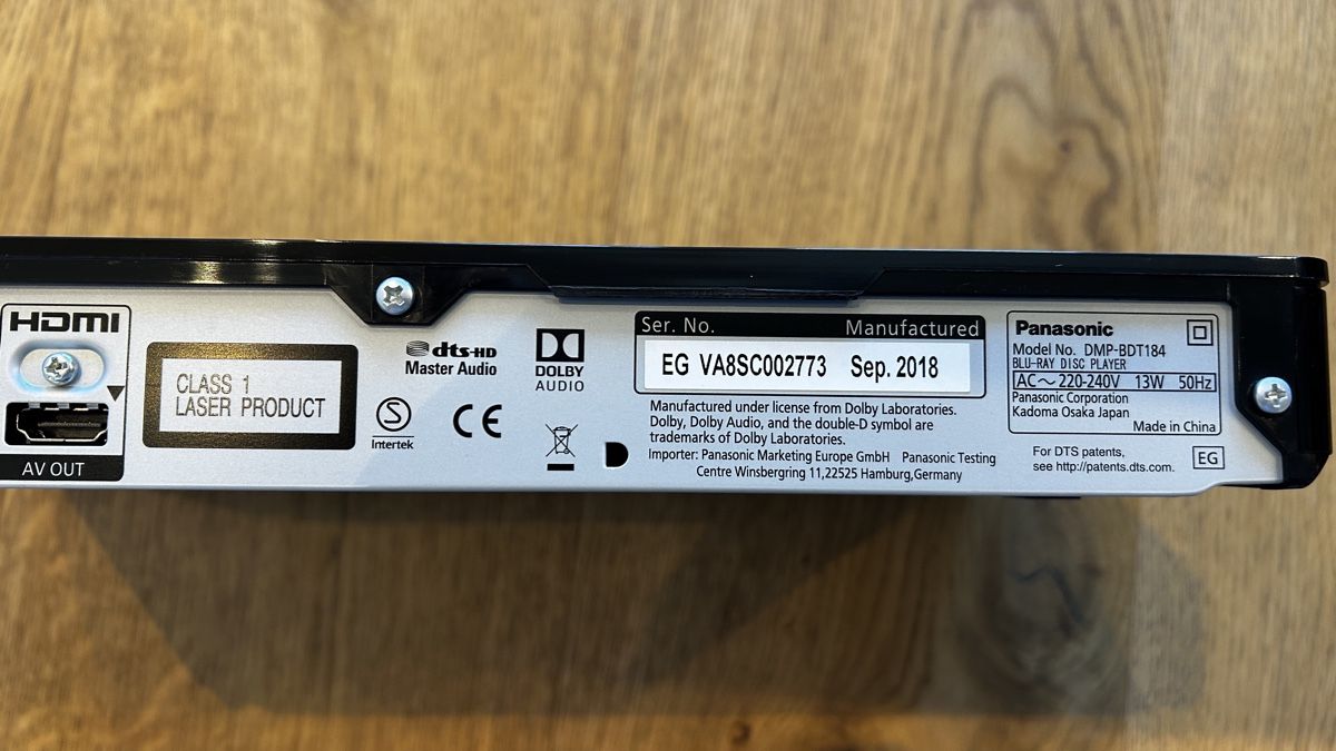 Panasonic Sistemi audio & multimediali: Blu-ray Disc Player – Usato da Hallwil venduto da Babagysi 3