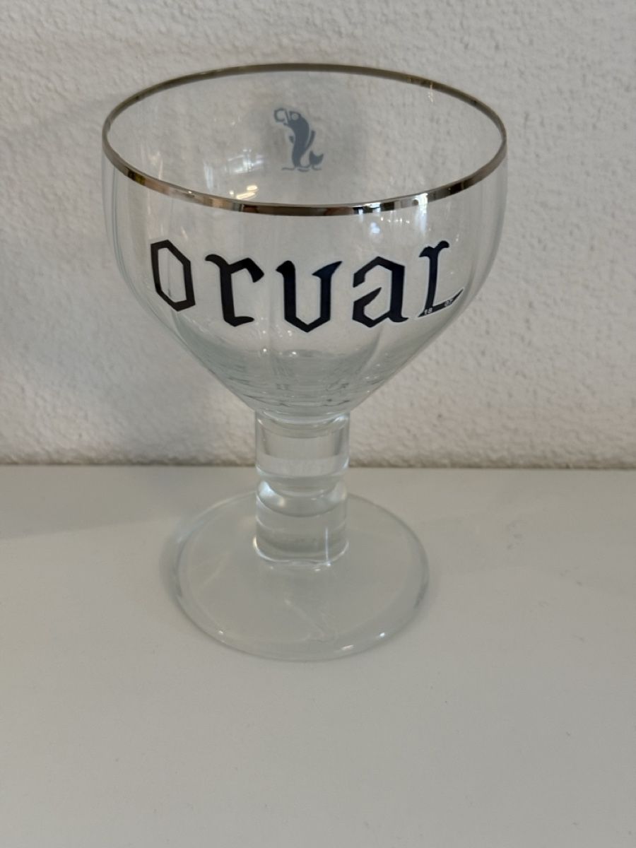 Bicchieri: Orval Bierglas mit Silberrand – Nuovo (secondo la descrizione) da Pfäffikon ZH venduto da Mado131019