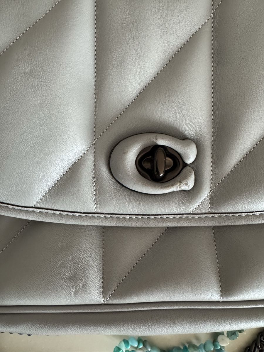 Coach Sacs femmes: Coach Tasche Leder grau – D'occasion à Galgenen par rpoto 2