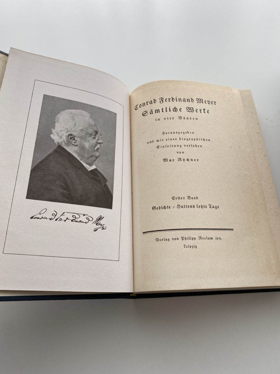Bücher: Conrad Ferdinand Meyer - Sämtliche Werke in 4 Bänden – Gebraucht aus Solothurn von Luckyytee 3
