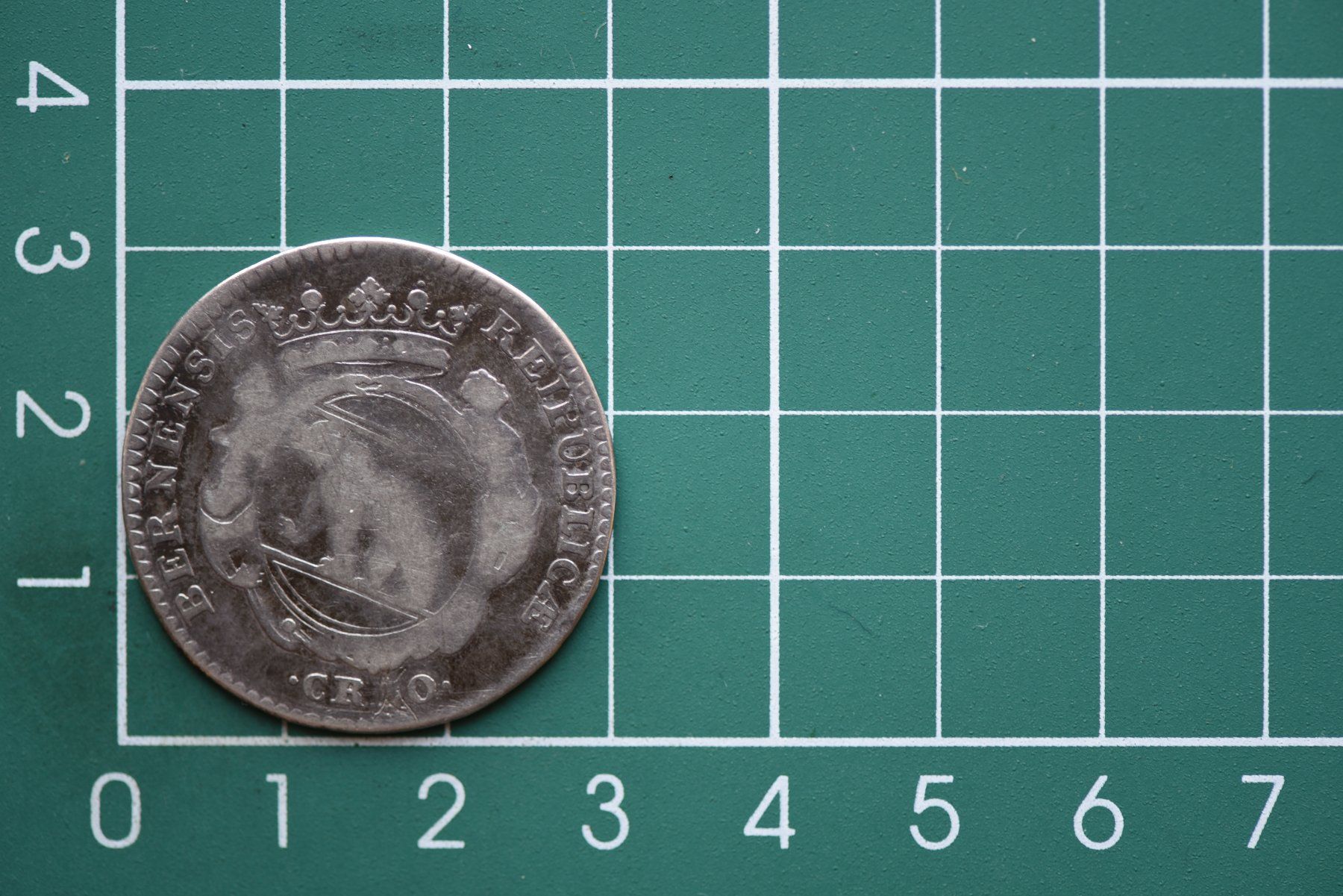 Tutti le monete: c silber schulprämie bern 30 kreuzer 1706 – Usato da Laupen BE venduto da Gufi57 1