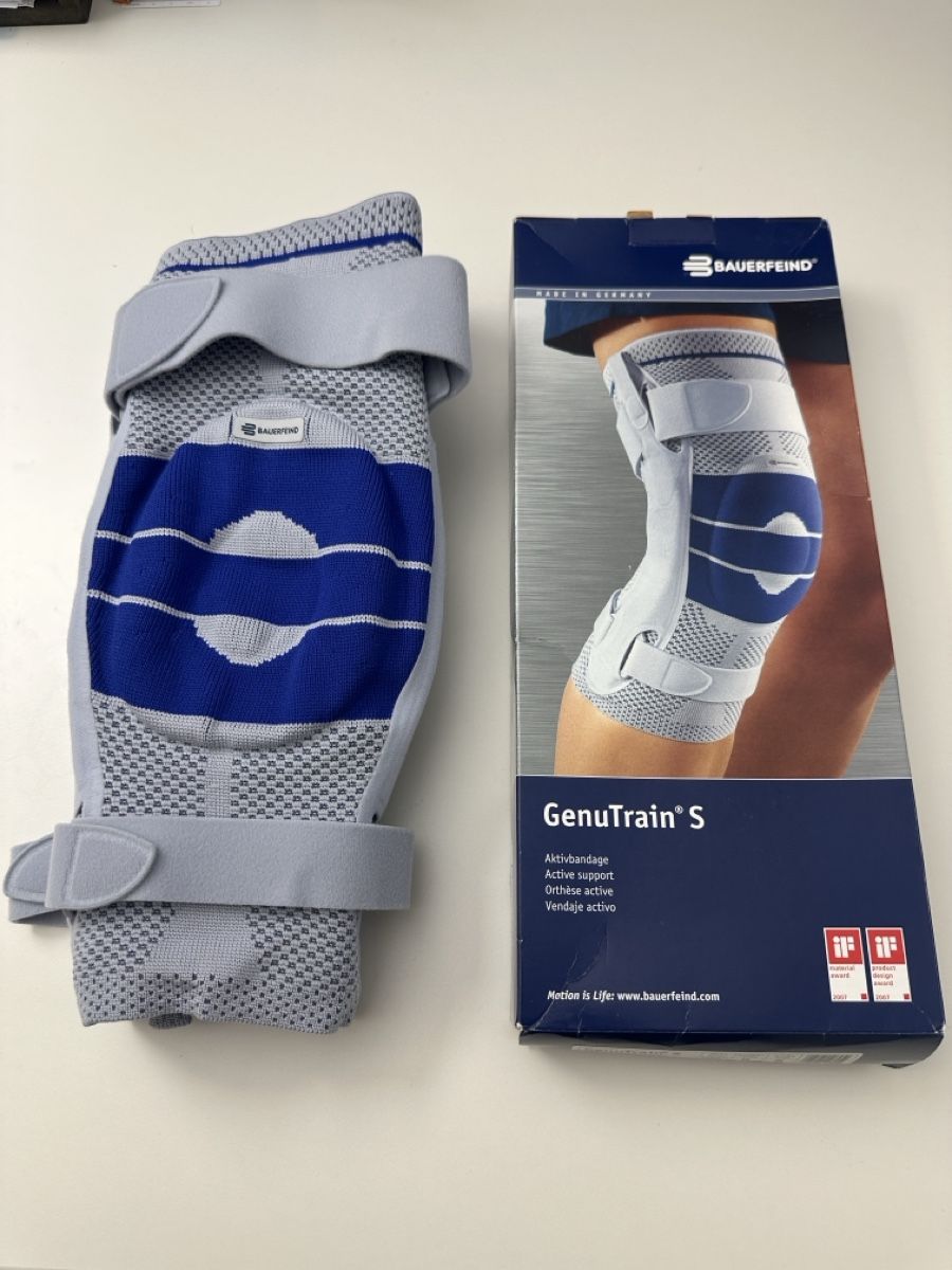 Schutz & Schoner: Bauerfeind GenuTrain S Kniebandage Grösse 5 – Neu und originalverpackt aus Zürich von Yvesna