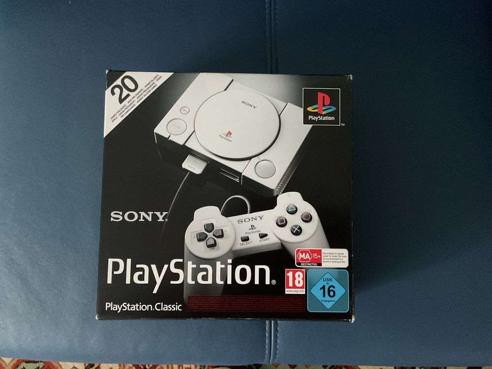 Sony PlayStation Classic mini Konsole mit Retro Games USB (Neu (gemäss ...