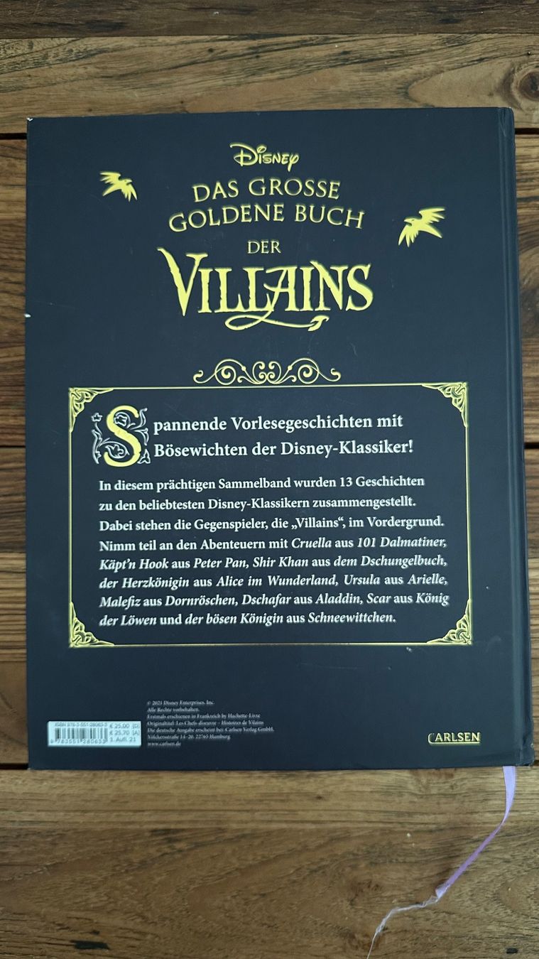 Bücher: Das grosse goldene Buch der Villains – Gebraucht aus Dübendorf von TojaRose 1