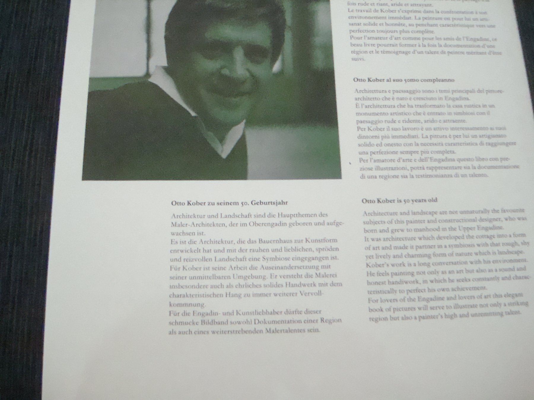 Libri: Kunstbuch - Otto Kober - Engadin - 1985 – Nuovo (secondo la descrizione) da Neuenegg venduto da flohcante 1