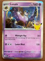 Pokemon Lunala Holo 30 Jahre (Versand gratis)
