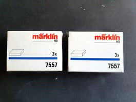 2 X Märklin N° 7557, 3 x Fahrzeugmagnete, 3 aimants, Neu