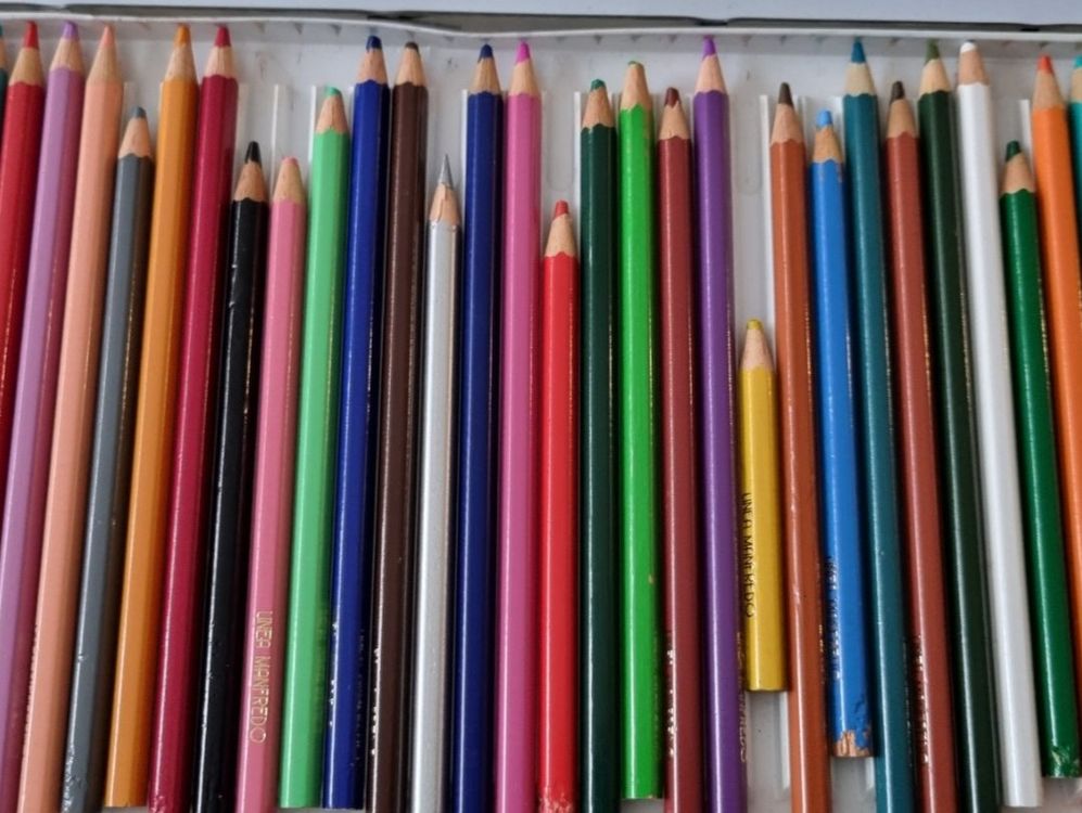 Liderpapel Farbstift Jumbo – Rot/Blau, Mit Bruchfester Dickkernmine
