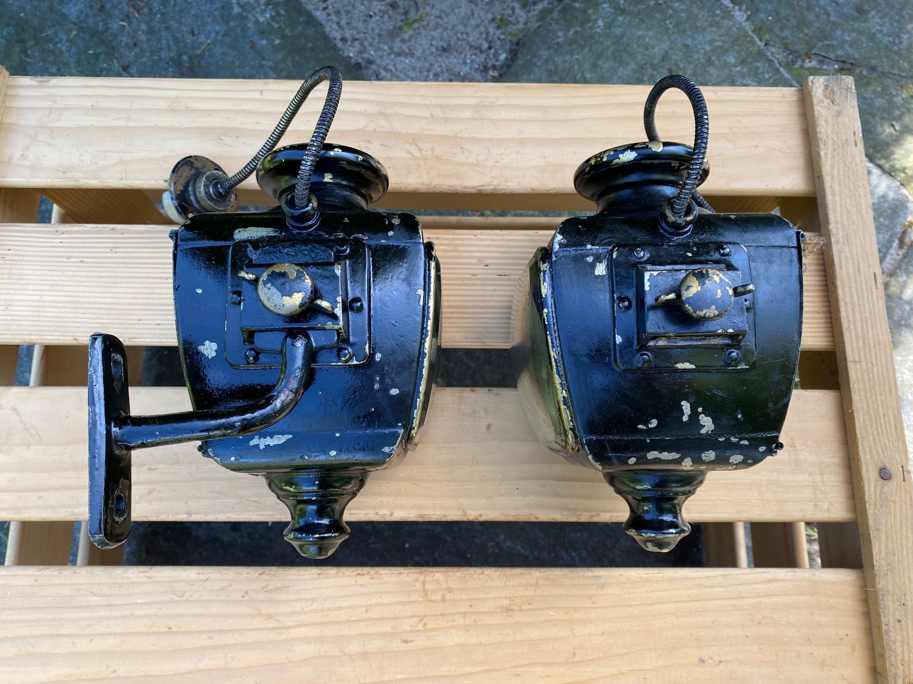 Carrozze: 1 Paar antike Dynamo Stereos Paris Oldtimer Lampen – Usato da Feldbach venduto da Fea1 5