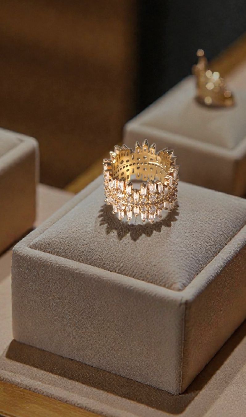 Anelli: Luxus Ring 18k v. garantie – Nuovo e nell'imballaggio originale da Hemmental venduto da Schmuckwelt2 3