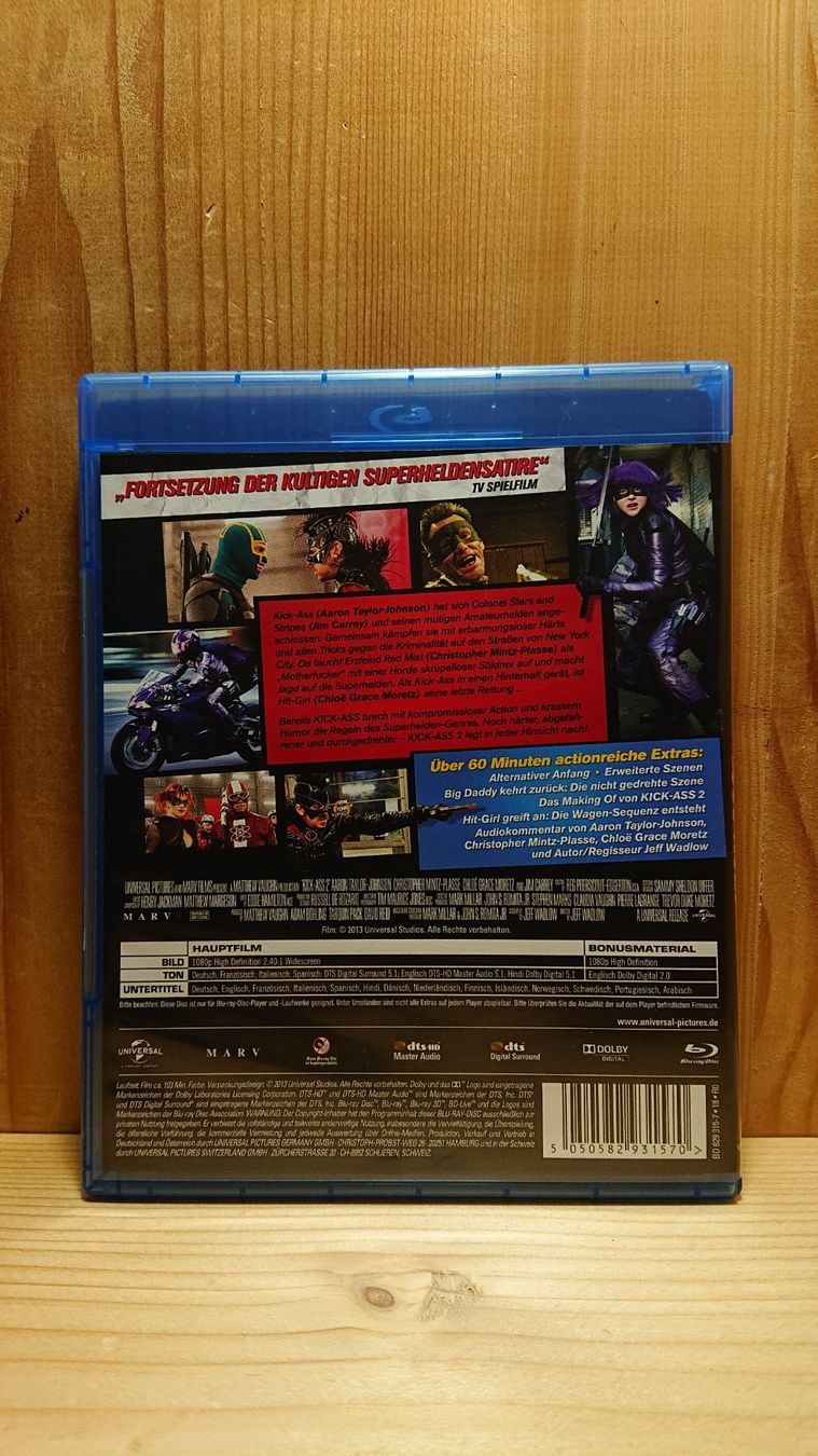 Tutti i DVDs: KICK-ASS 2 auf Blu-Ray – Usato da Wilderswil venduto da Exebub 1
