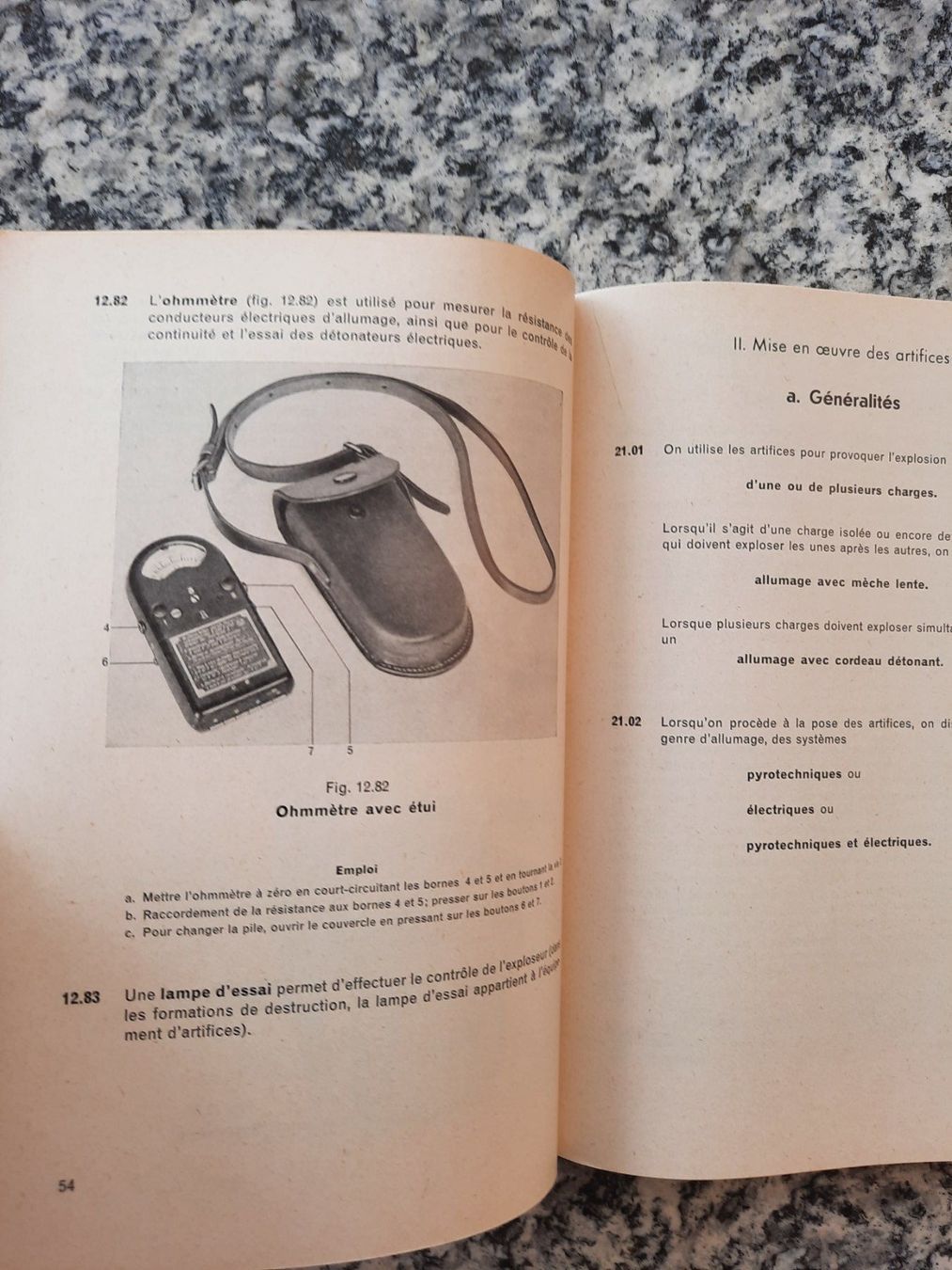 Bücher: Emploi des explosifs – Gebraucht aus Ruswil von Sammlergeist 3