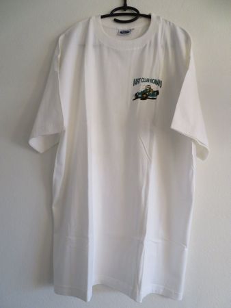 T-Shirt Kart Club Romand Taille XL Blanc