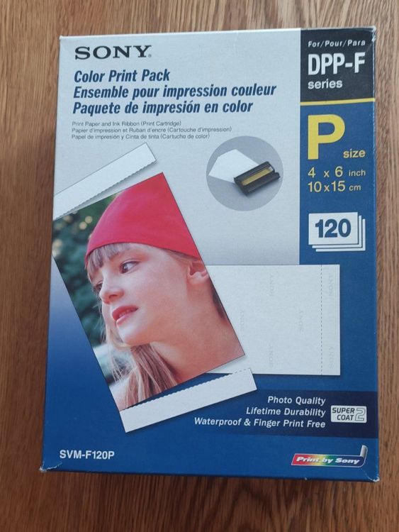 Sony Color Print Pack DPP-F Druckerpapier zum DPP-FP50 Photo (Neu und ...
