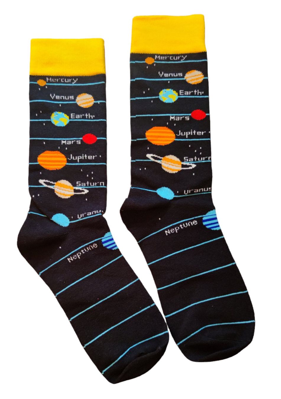 Calze: Socken Planeten / Planets – Nuovo e nell'imballaggio originale da Zürich venduto da amysmith