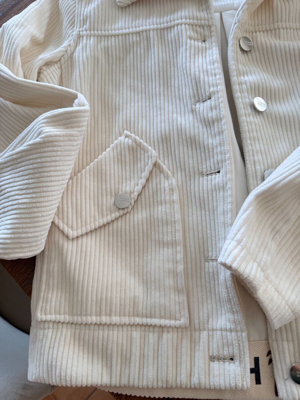 Maison Scotch Giacche: Maison Scotch Cords Jacket Gr.34 Creme – Usato da Nuerensdorf venduto da ghi_b7xs 2