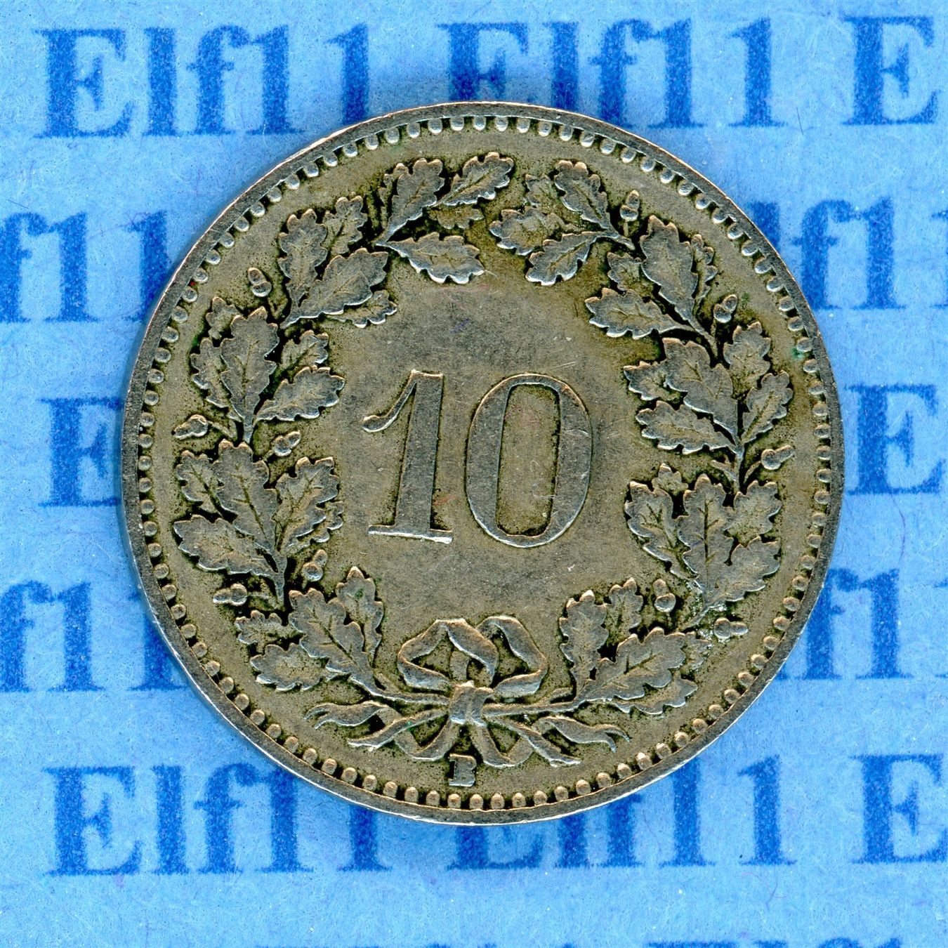 Tutti le monete: CHF___0.10 1921 s-ss 10 Rappen – Usato da Widnau venduto da Elf11 1