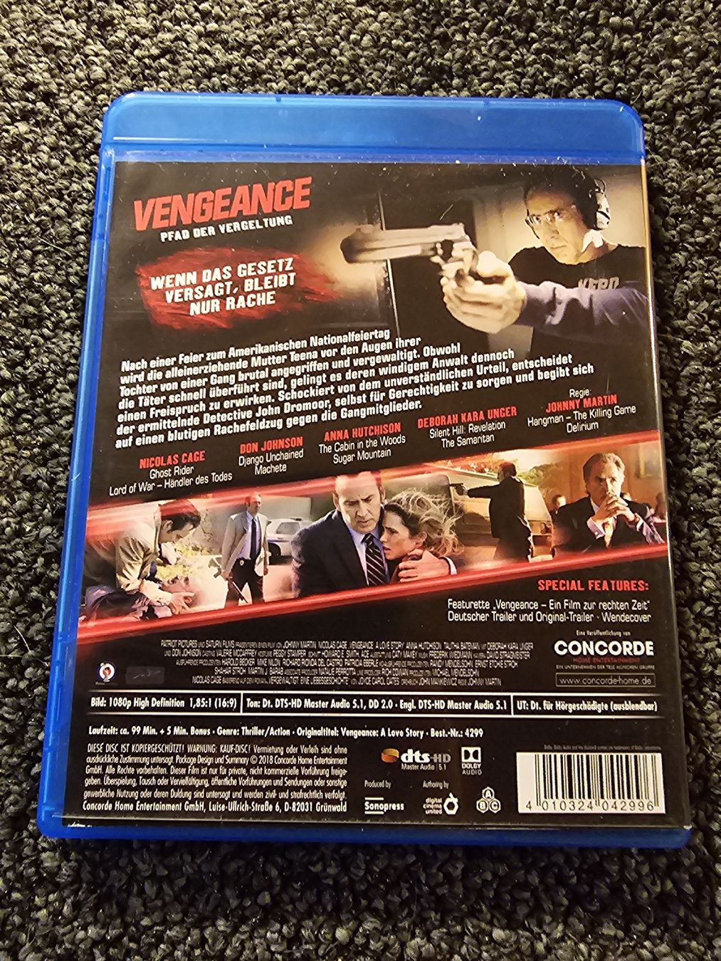 Tutti i DVDs: Action Blu-ray Vengeance mit Nicolas Cage – Usato da Ruswil venduto da jan_bxl5 1