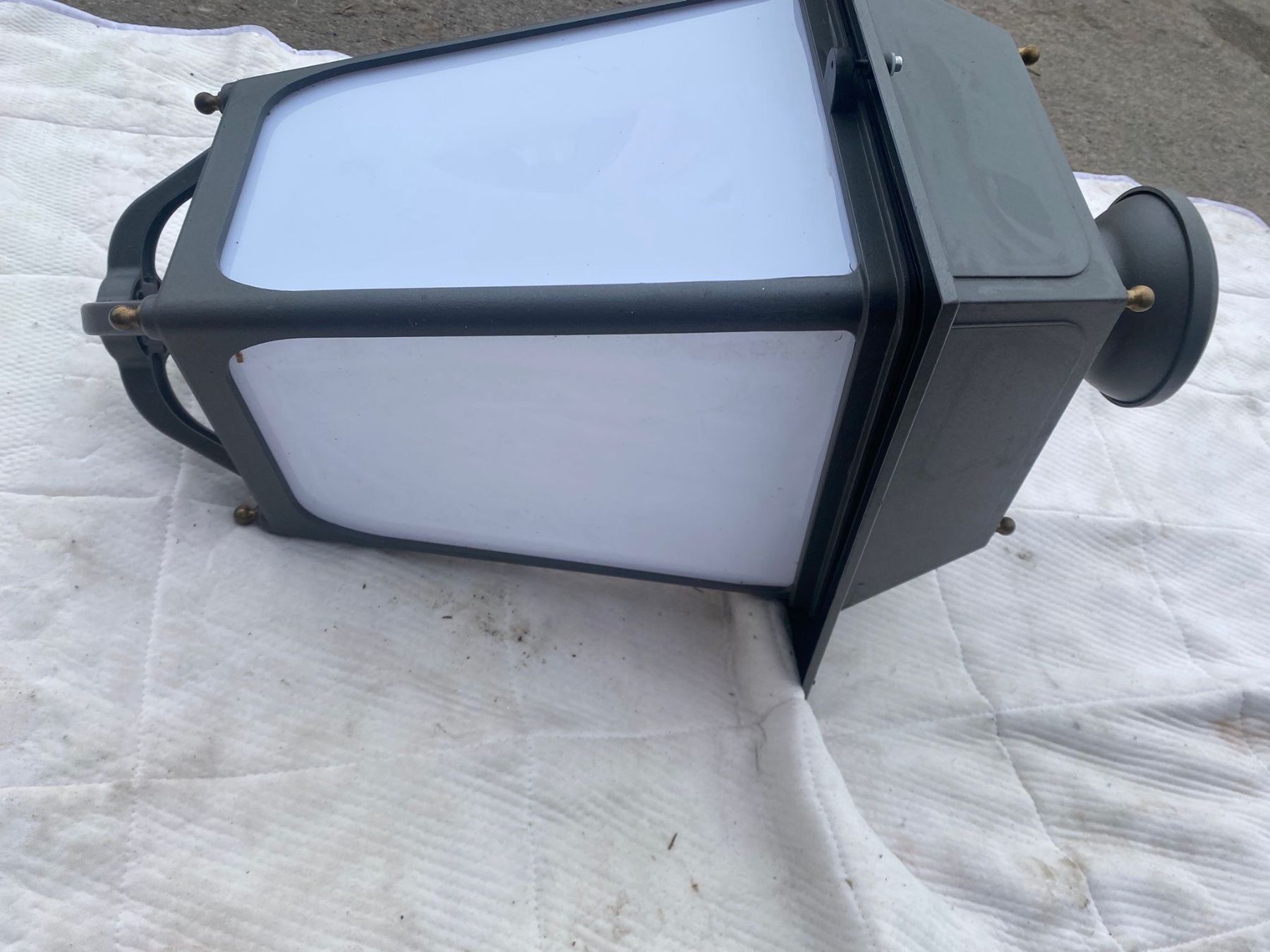Lampen: Strassenlaterne 76x45cm, neuwertig anthrazit Grau – Neu (gemäss Beschreibung) aus Seon von Sock21 2