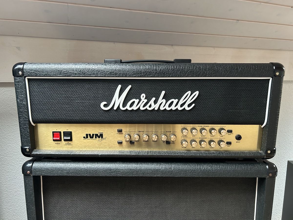MARSHALL JVM 210H inkl. FOOTSWITCH UND JCM 800 4X12 BOX (Gebraucht) in ...