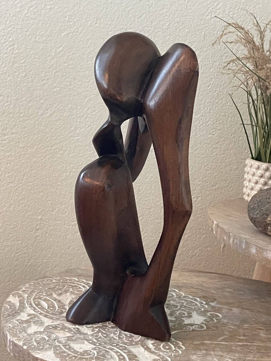 Sculture & Statue: Holzfigur "Der Denker" Deko – Usato da Grüningen venduto da iMan74 2