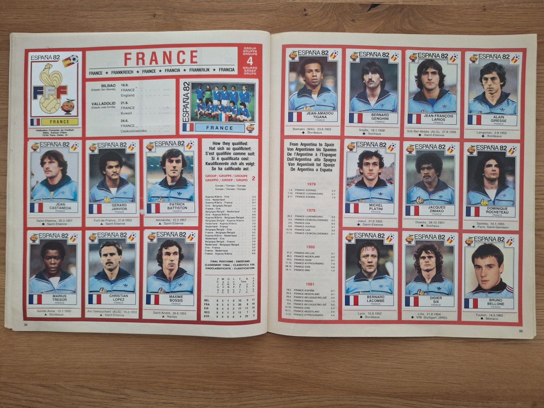 Panini Alben: PANINI WORLD CUP 1982 – Gebraucht aus St. Gallen von Matrix023 7