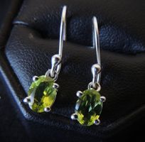 Peridot Silber 925 Ohrringe