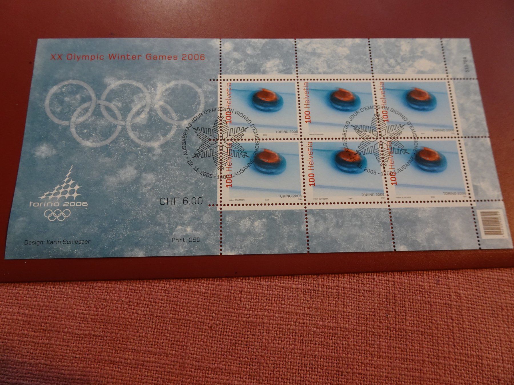 Tutti i francobolli: 2006. KLEINBOGEN, AUSGABETAG, WINTER OLYMPIC GAMES – Nuovo (secondo la descrizione) da Eschenbach SG venduto da eDaisy