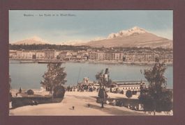 GENEVE - Rade et Mont-Blanc
