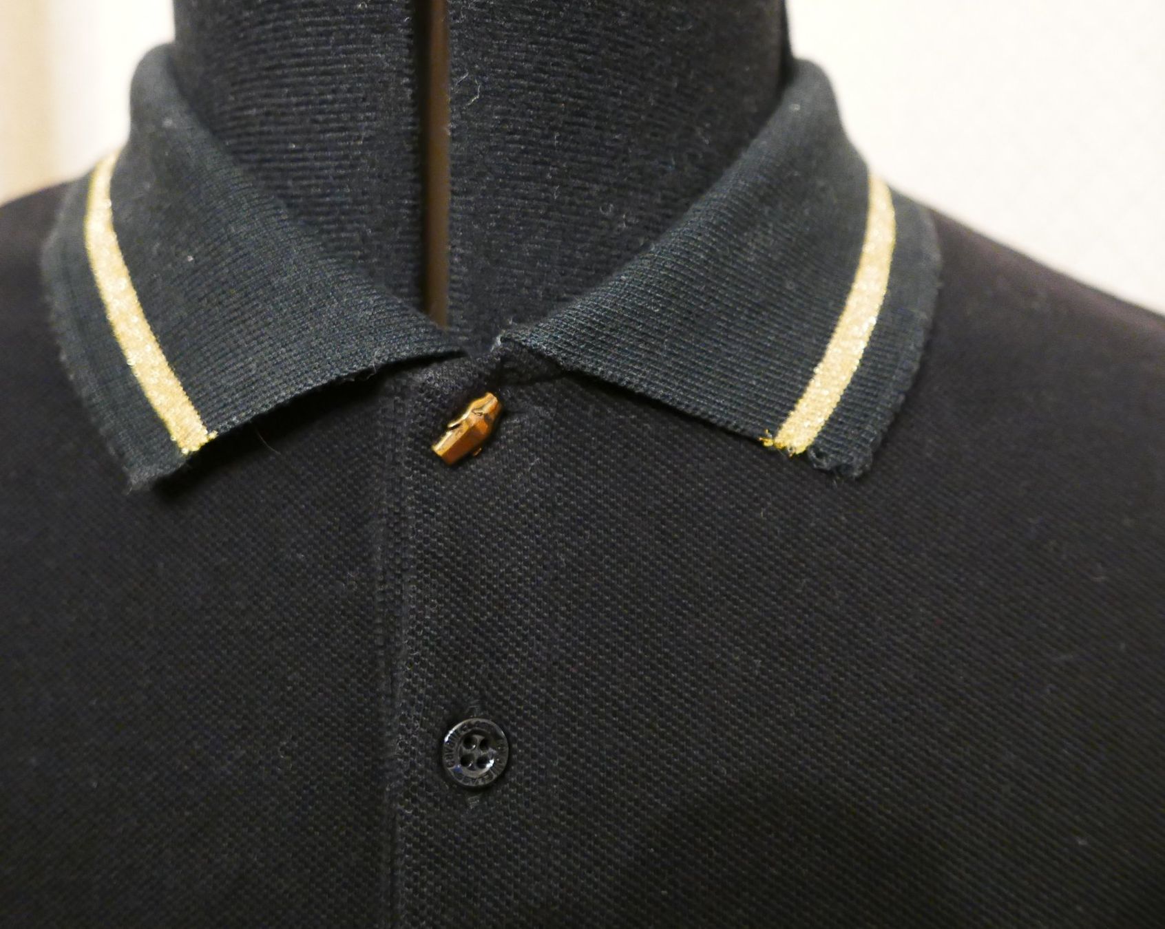 Roberto Cavalli Magliette Polo: Polo ROBERTO CAVALLI CLASS Noir liseré doré – Usato da Nyon venduto da WHTF 4